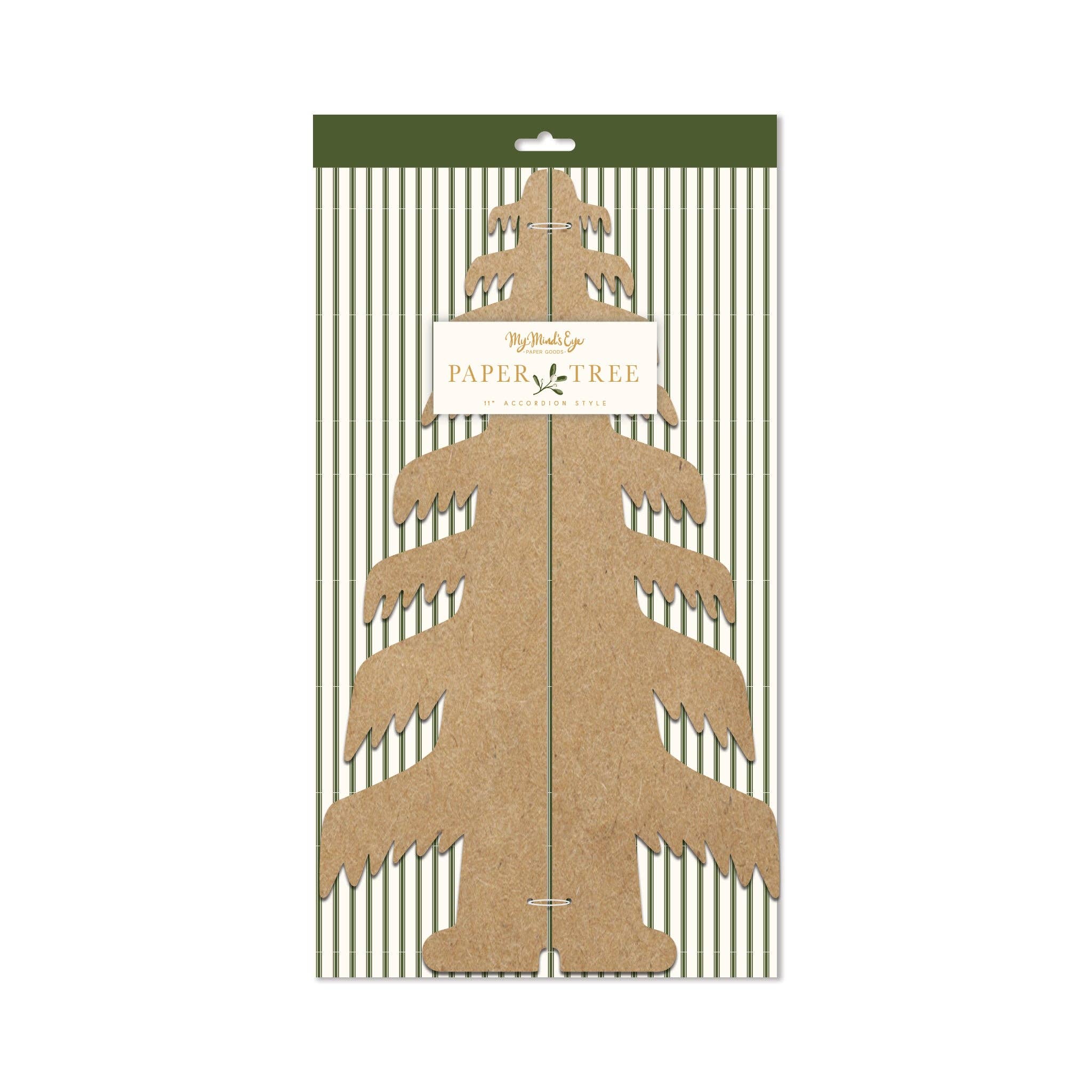 Kraft Paper Tree Decor