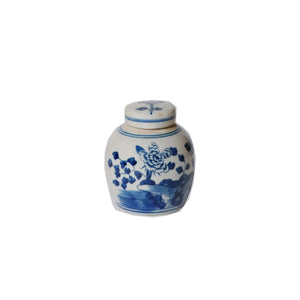 Mini Peony Floral Ginger Jar