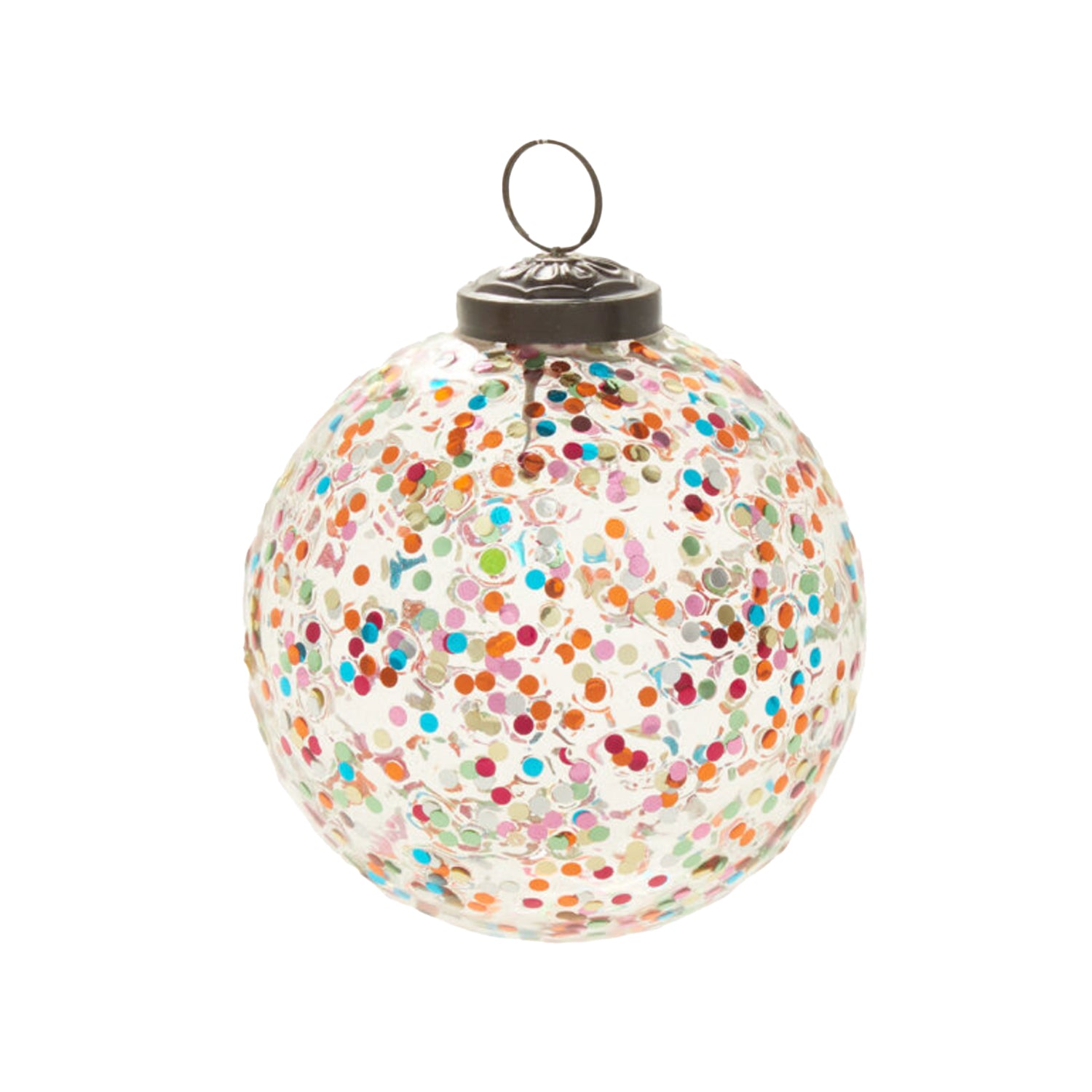 Rainbow Glitter Ornament