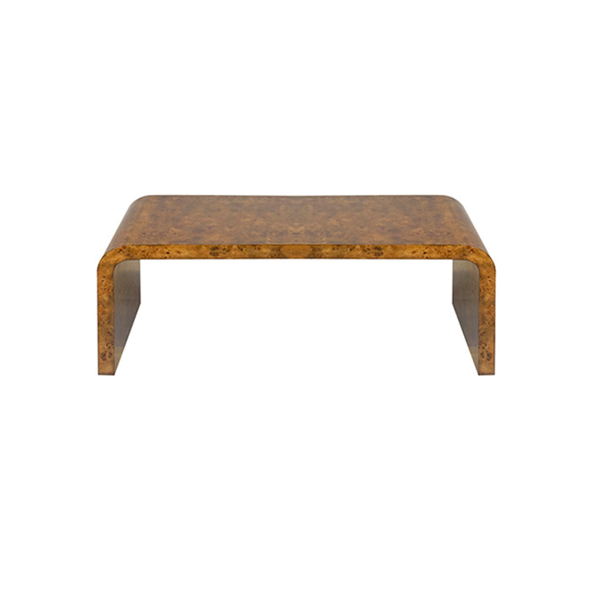 Burl Waterfall Coffee Table