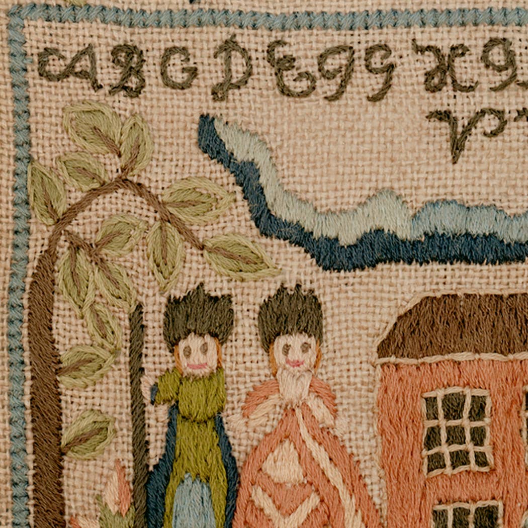 Megan Ann 1770 Embroidery Needlepoint Sampler Print Artwork