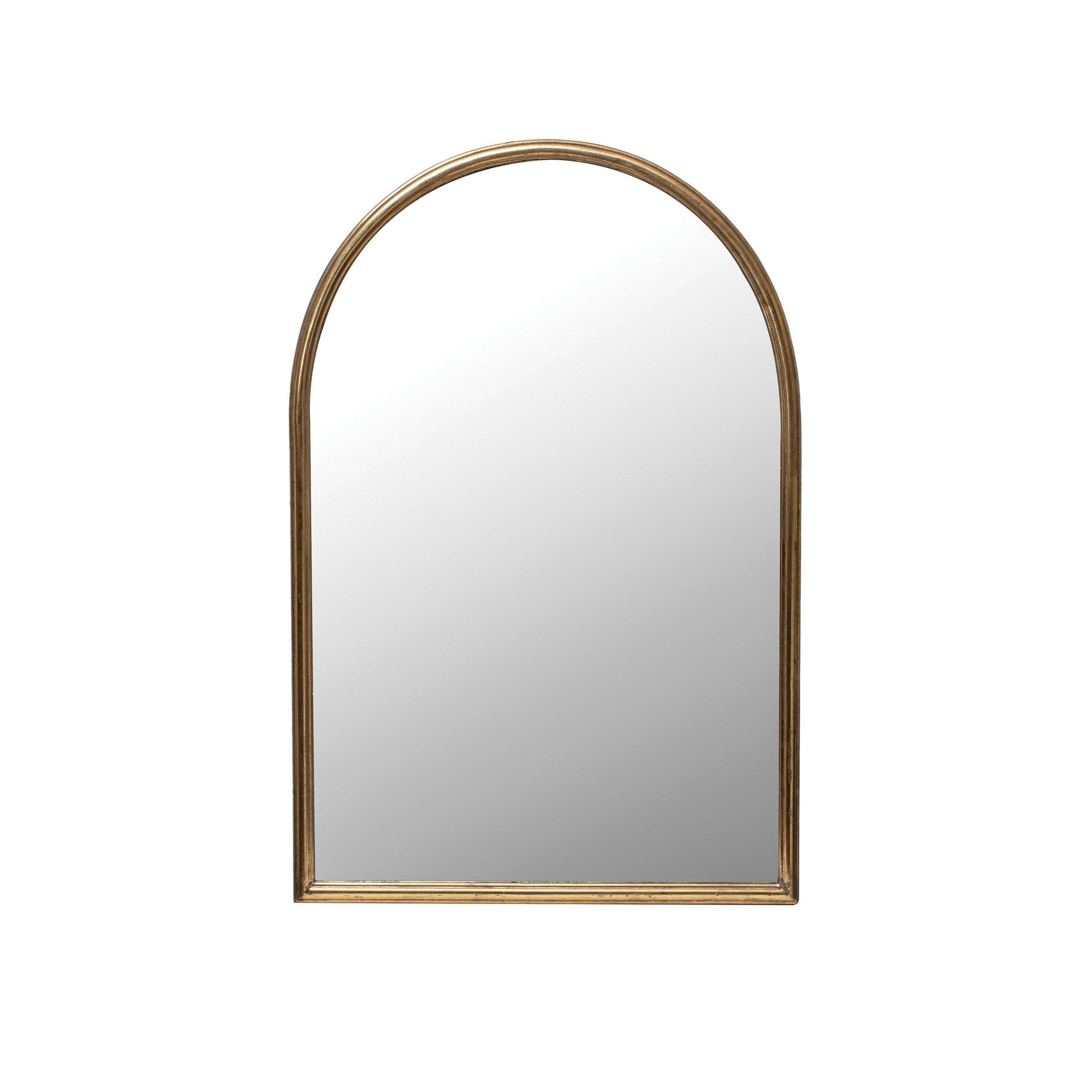 Arched Metal Framed Wall Mirror