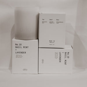 Dilo Candle: Basil Mint + Lavender