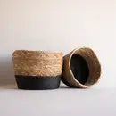 Black Woven Planter