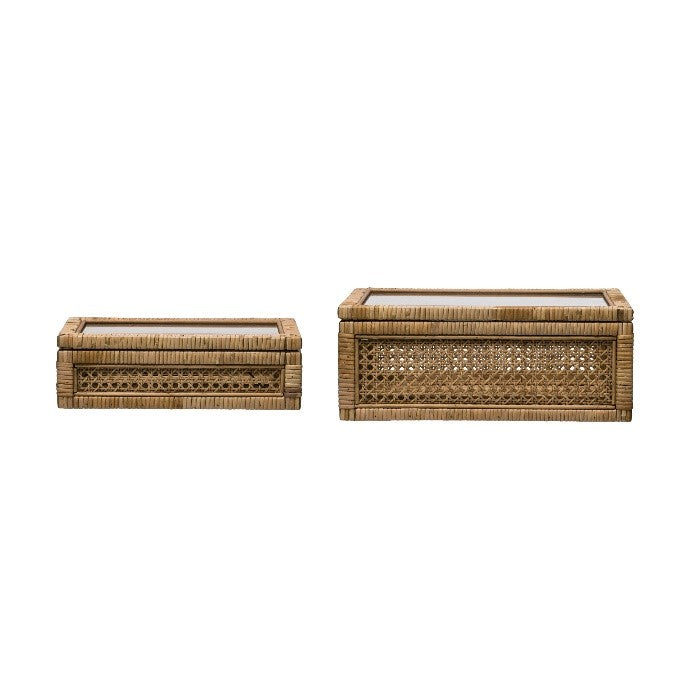 Cane & Glass Box