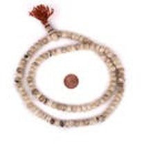 Grey Bone Beads