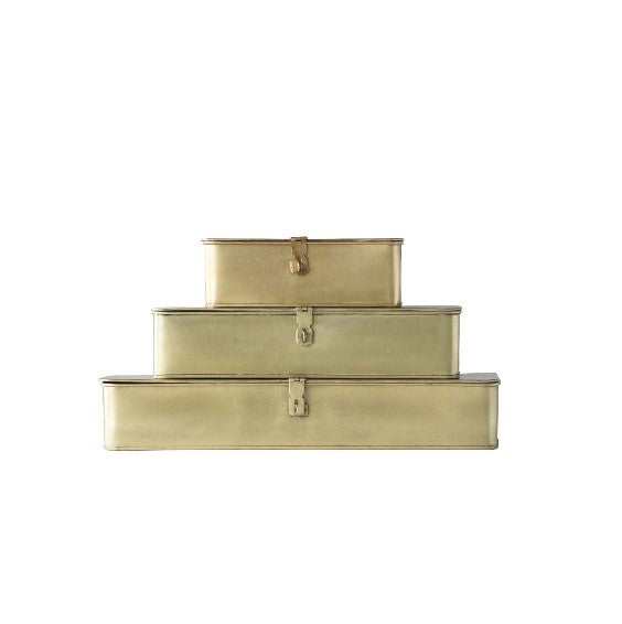 Brass Finish Box (Rectangle)