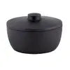 Black Pot with Lid