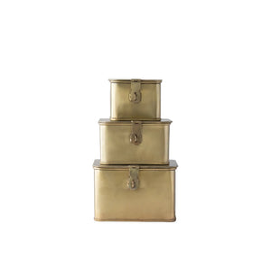 Brass Finish Box (Square)