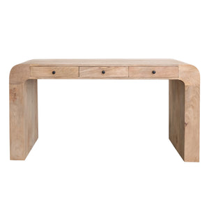 Waterfall Edge Wood Desk